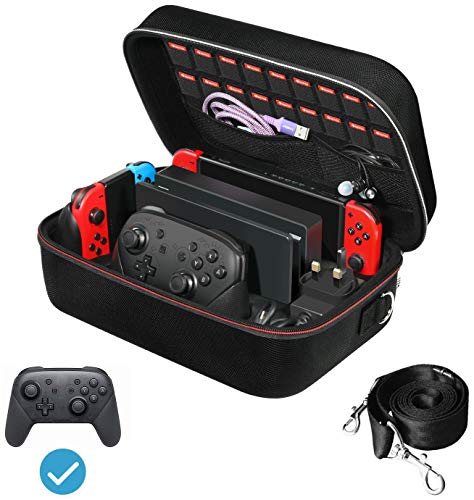 iVoler Game Traveler Deluxe and Storage Case for Nintendo Switch and Switch OLED